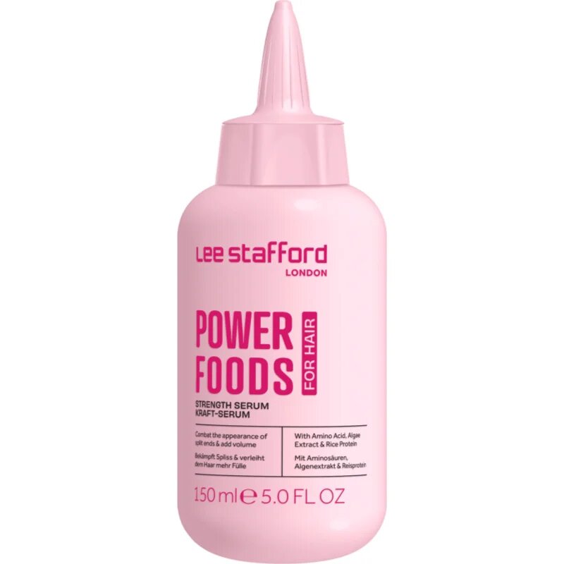 Lee Stafford Powerfoods Strength Serum regeneracijska in krepilna kura za lase 150 ml