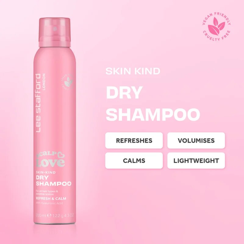Lee Stafford Scalp Love Skin-Kind suhi šampon s pomirjajočim učinkom 200 ml