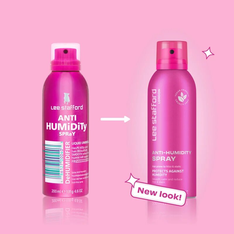 Lee Stafford Styling Dehumidifier Anti-Frizz Spray pršilo za lase proti krepastim lasem 200 ml