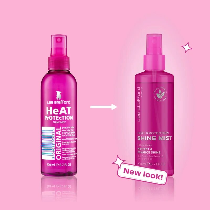 Lee Stafford Styling Heat Protection Shine Mist pršilo za zaščito las pred vročino 200 ml