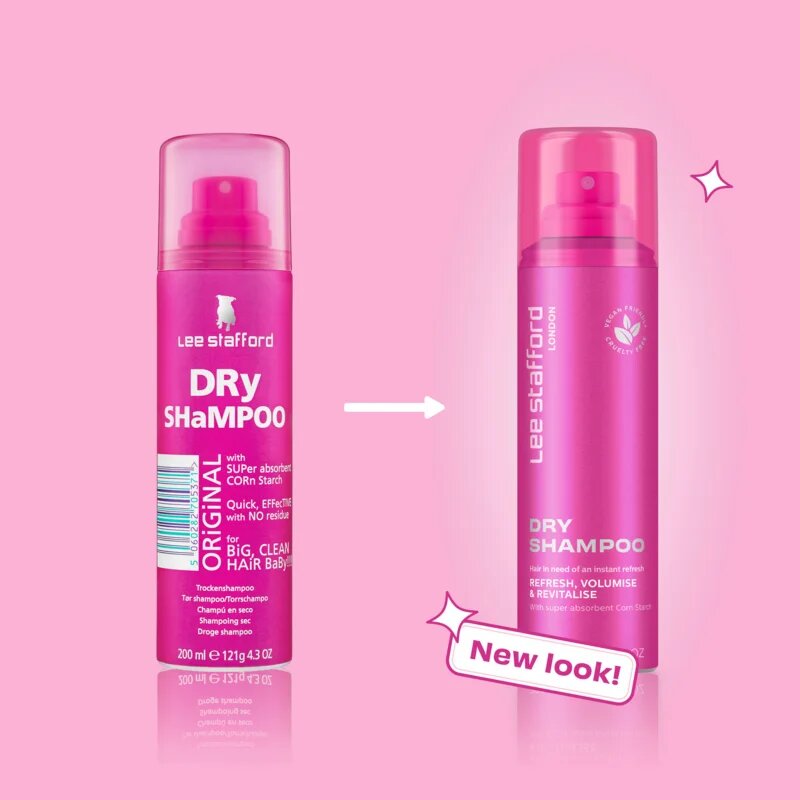 Lee Stafford Styling Original Dry Shampoo suhi šampon za absorbcijo odvečnega sebuma in za osvežitev las 200 ml