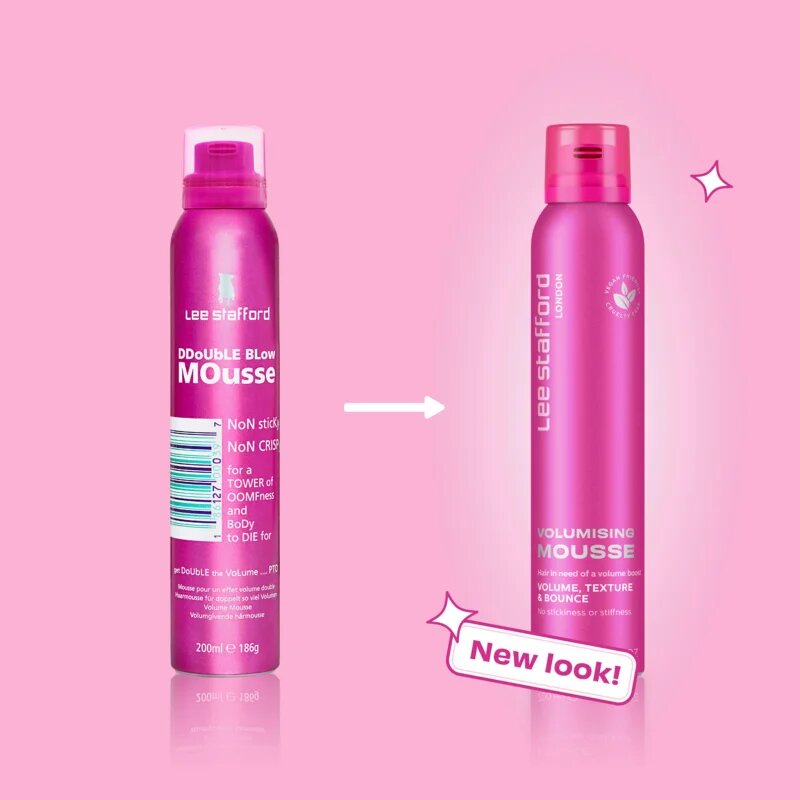 Lee Stafford Styling Volumising Mousse penasti utrjevalec za lase za bogat volumen 200 ml