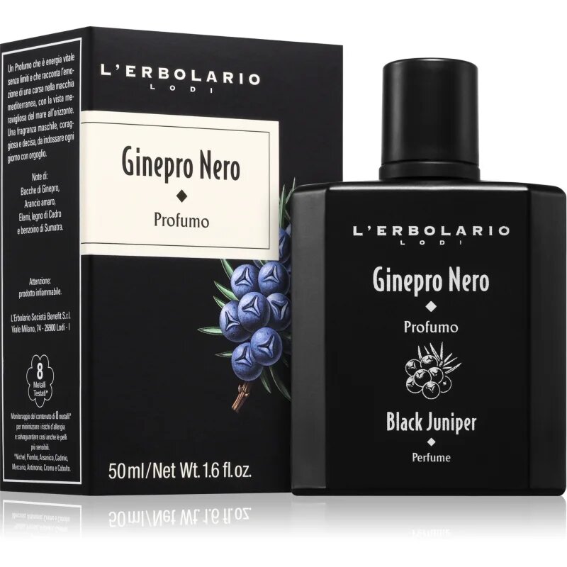 L'ERBOLARIO Ginepro Nero parfumska voda za moške 50 ml