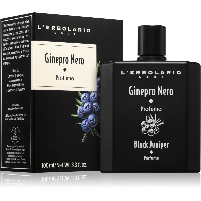 L'ERBOLARIO Ginepro Nero toaletna voda za moške 100 ml