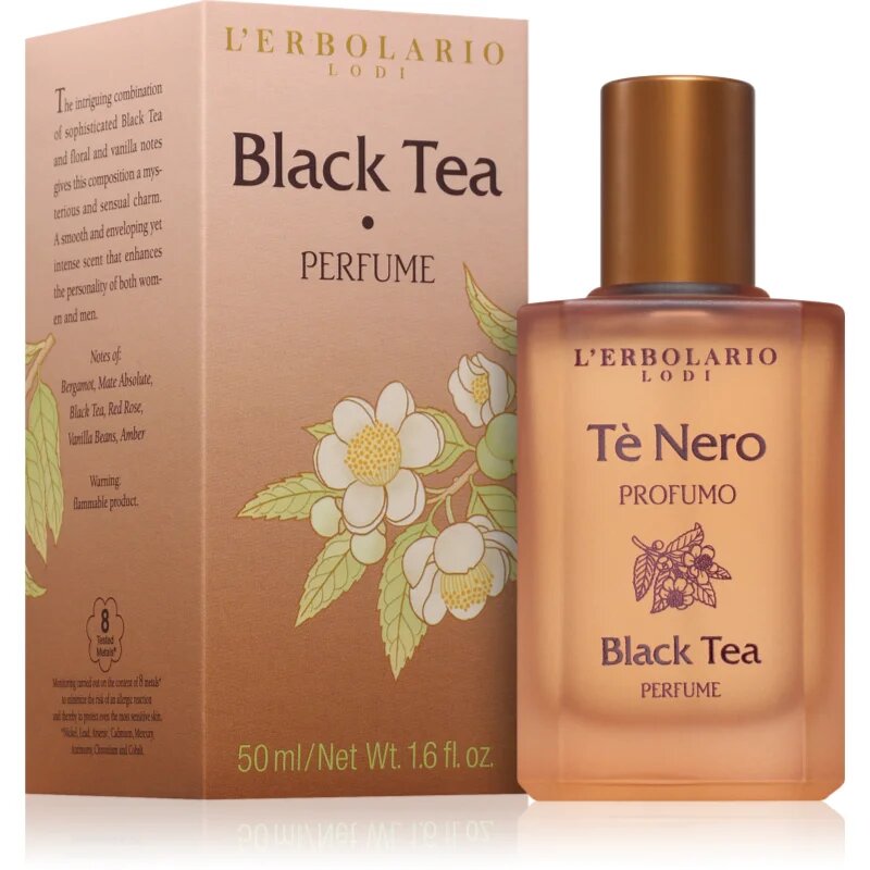 L'ERBOLARIO Té Nero parfumska voda uniseks 50 ml