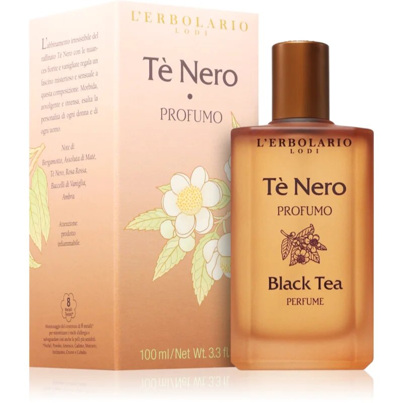 L'ERBOLARIO Té Nero toaletna voda uniseks 100 ml