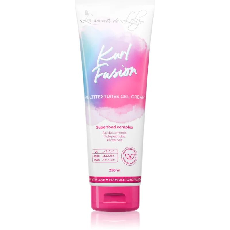 Les Secrets De Loly Kurl Fusion kremasti stiling gel z vlažilnim učinkom 250 ml