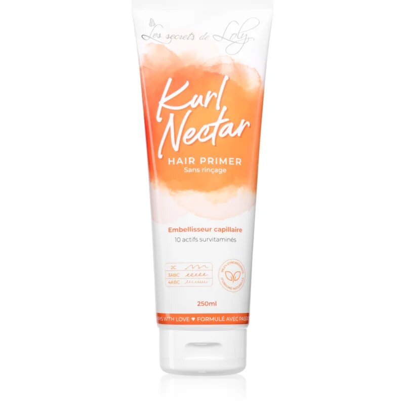 Les Secrets De Loly Kurl Nectar nega brez spiranja za valovite in kodraste lase 250 ml