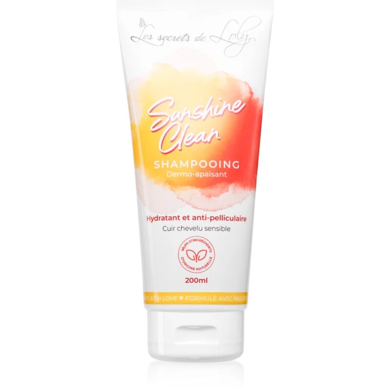 Les Secrets De Loly Sunshine Clean hranilni šampon za občutljivo lasišče 200 ml