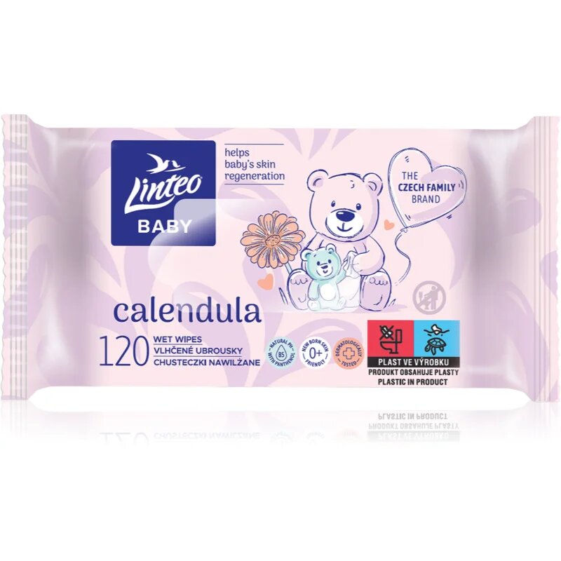 Linteo Baby vlažni robčki 120 kos