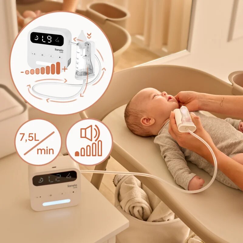 Lionelo Baby Air Flow aspirator za čiščenje nosu 1 kos