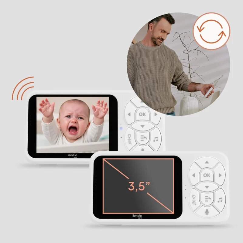 Lionelo BABYLINE 3.4 digitalna video varuška 1 kos