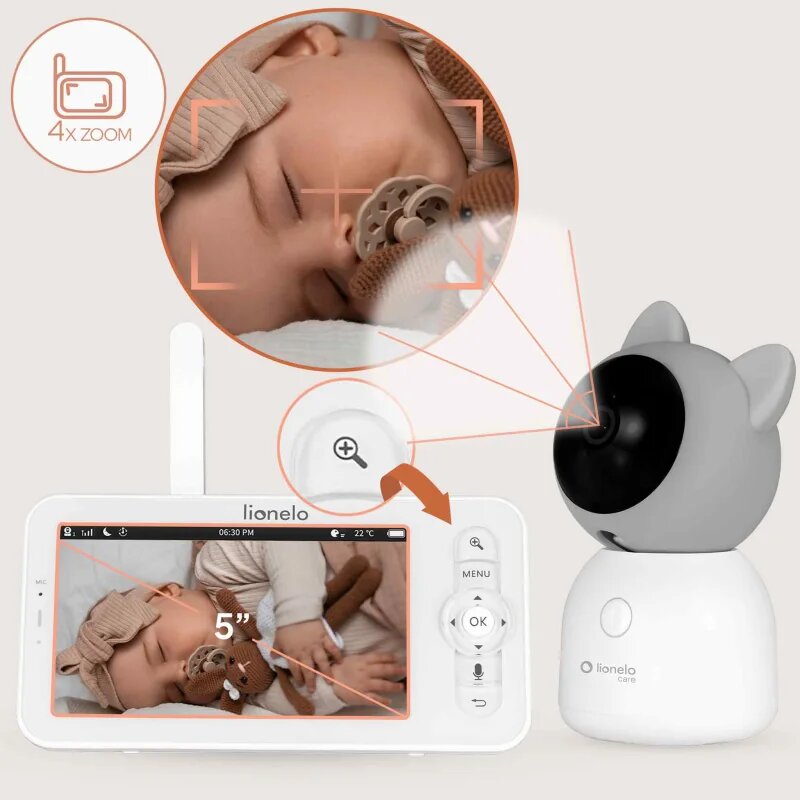 Lionelo Babyline 9.2 AI digitalna video varuška 1 kos