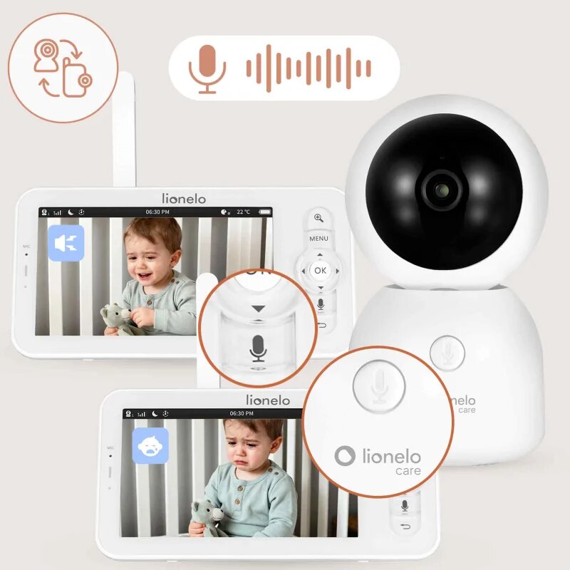 Lionelo Babyline 9.2 AI digitalna video varuška 1 kos