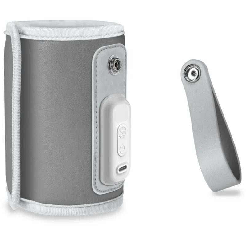 Lionelo Care Thermup Go grelnik otroških stekleničk Grey Silver 1 kos