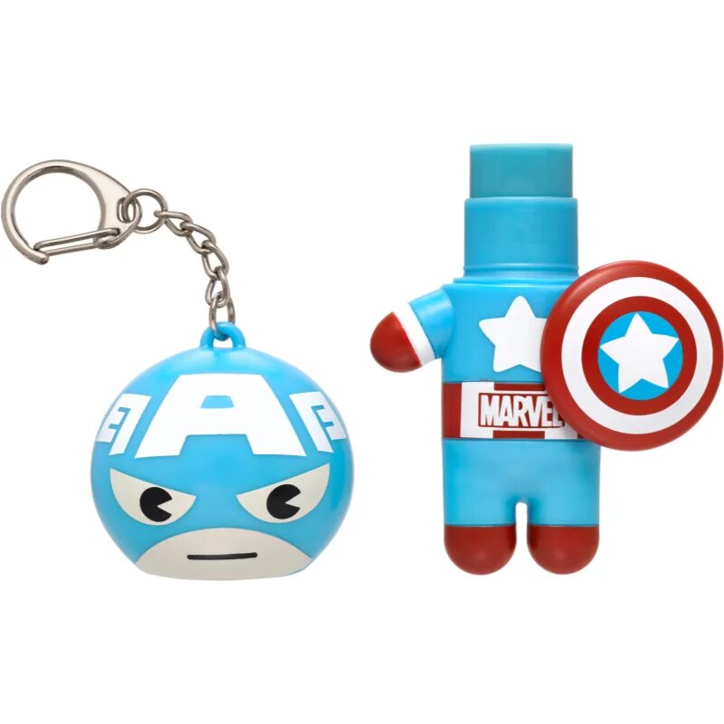 Lip Smacker Marvel Captain America balzam za ustnice okus Red White & Blue-Berry 4 g