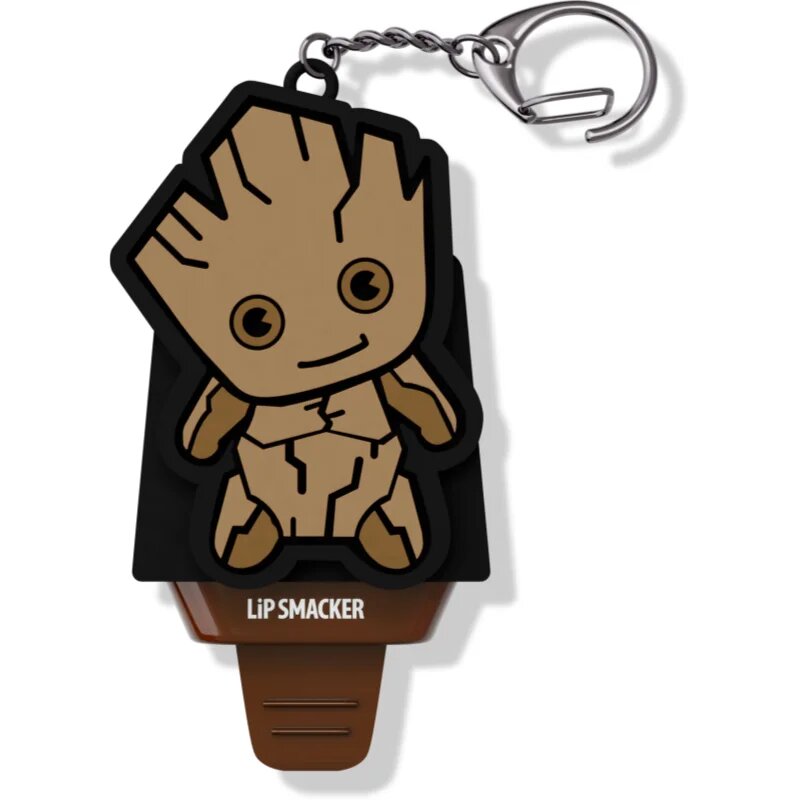 Lip Smacker Marvel Guardians of the Galaxy obesek za ključe z balzamom za otroke Groot (Root Beer Float) 58 g