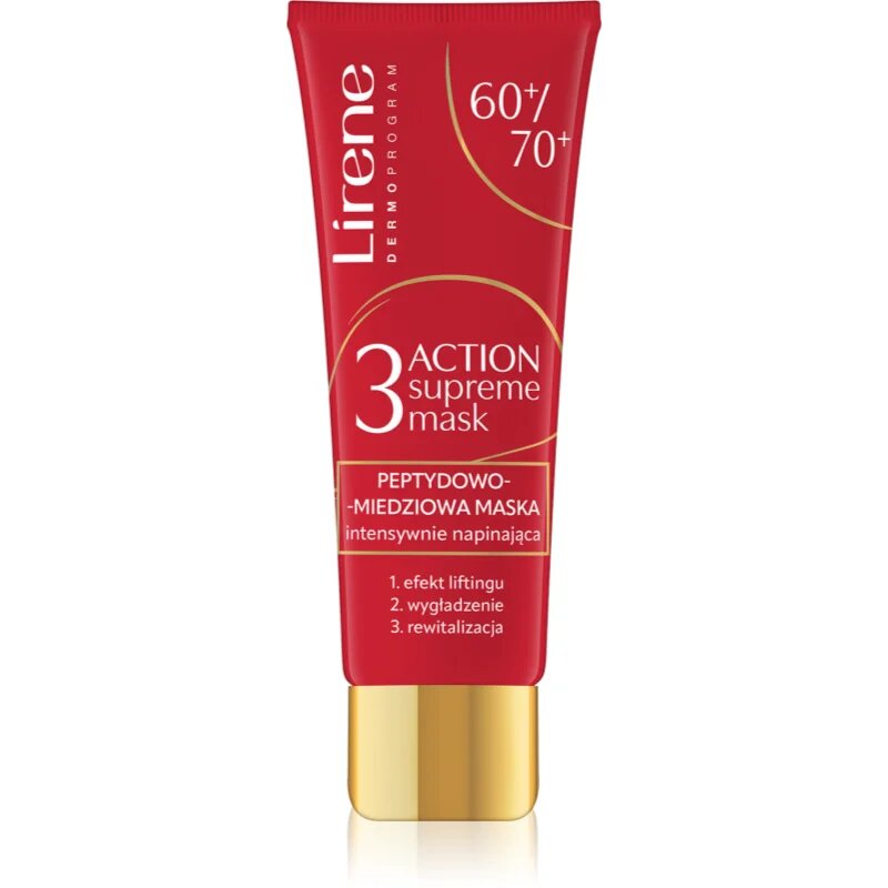 Lirene 3 Action Supreme Mask 60+ lifting in učvrstitvena maska za zrelo kožo 50 ml