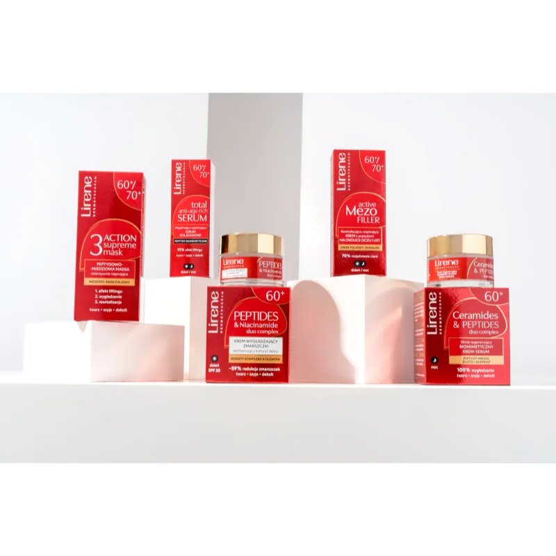 Lirene 3 Action Supreme Mask 60+ lifting in učvrstitvena maska za zrelo kožo 50 ml