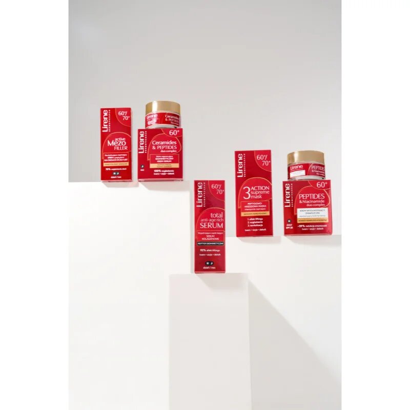 Lirene 3 Action Supreme Mask 60+ lifting in učvrstitvena maska za zrelo kožo 50 ml