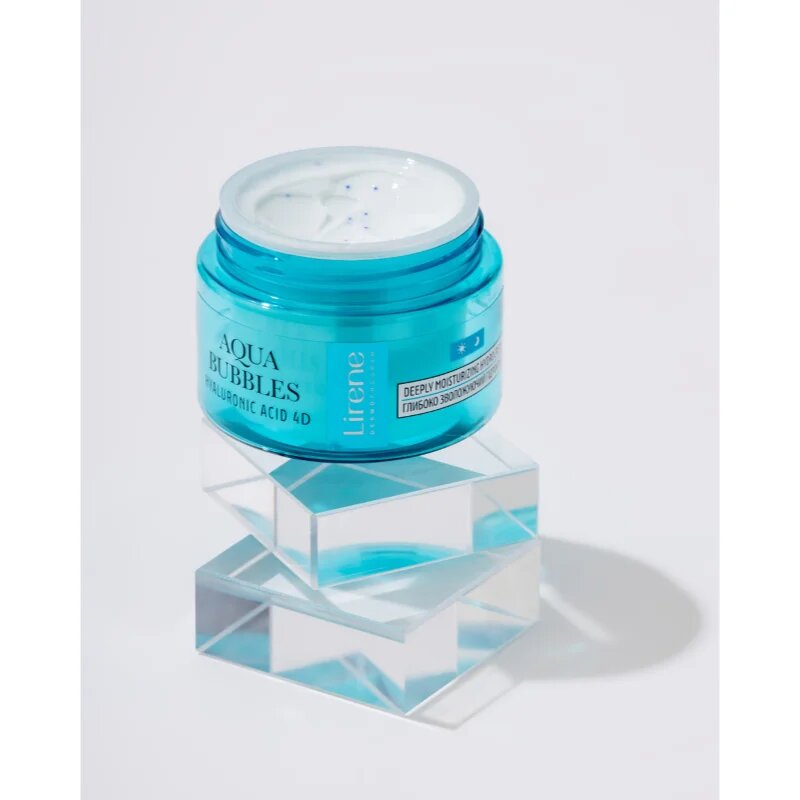 Lirene Aqua Bubbles globinsko vlažilna krema za dan in noč 50 ml