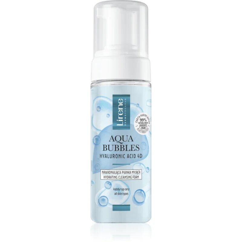 Lirene Aqua Bubbles vlažilna čistilna pena 150 ml