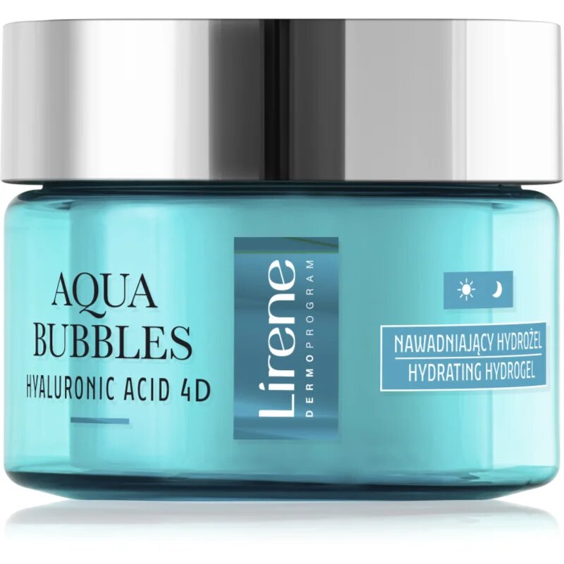 Lirene Aqua Bubbles vlažilni gel za dehidrirano suho kožo 50 ml