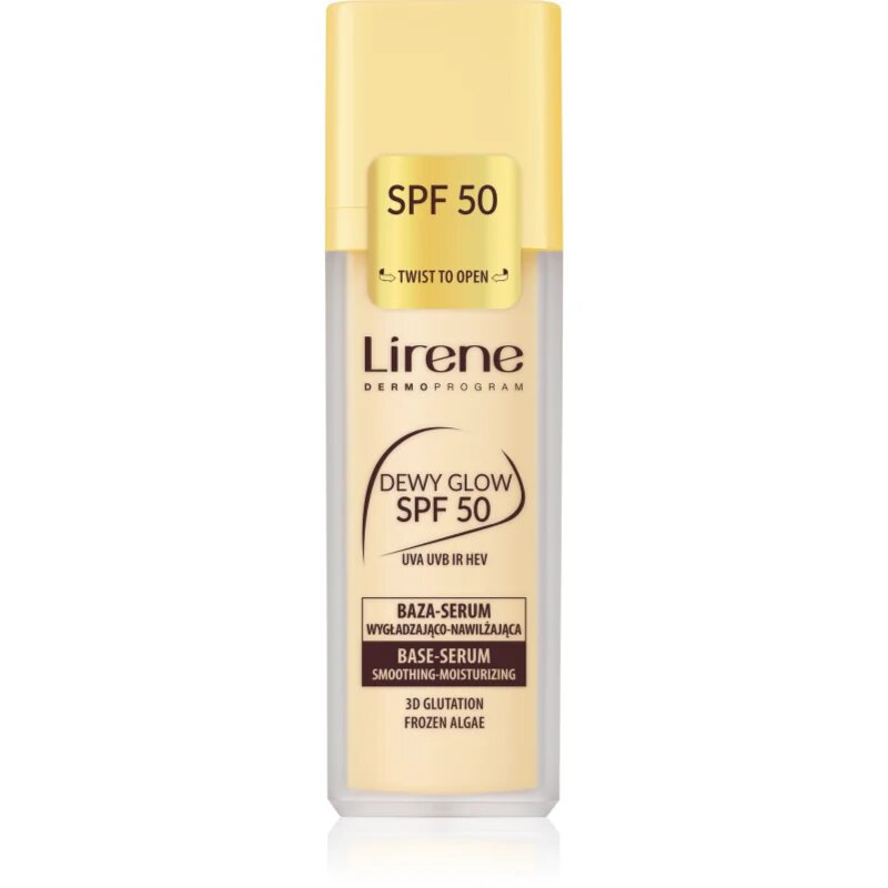 Lirene Base Dewy Glow posvetlitvena podlaga SPF 50 30 ml