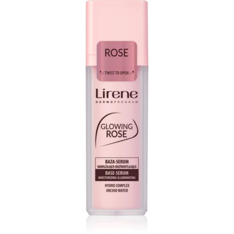 Lirene Base Glowing Rose posvetlitvena podlaga 30 ml