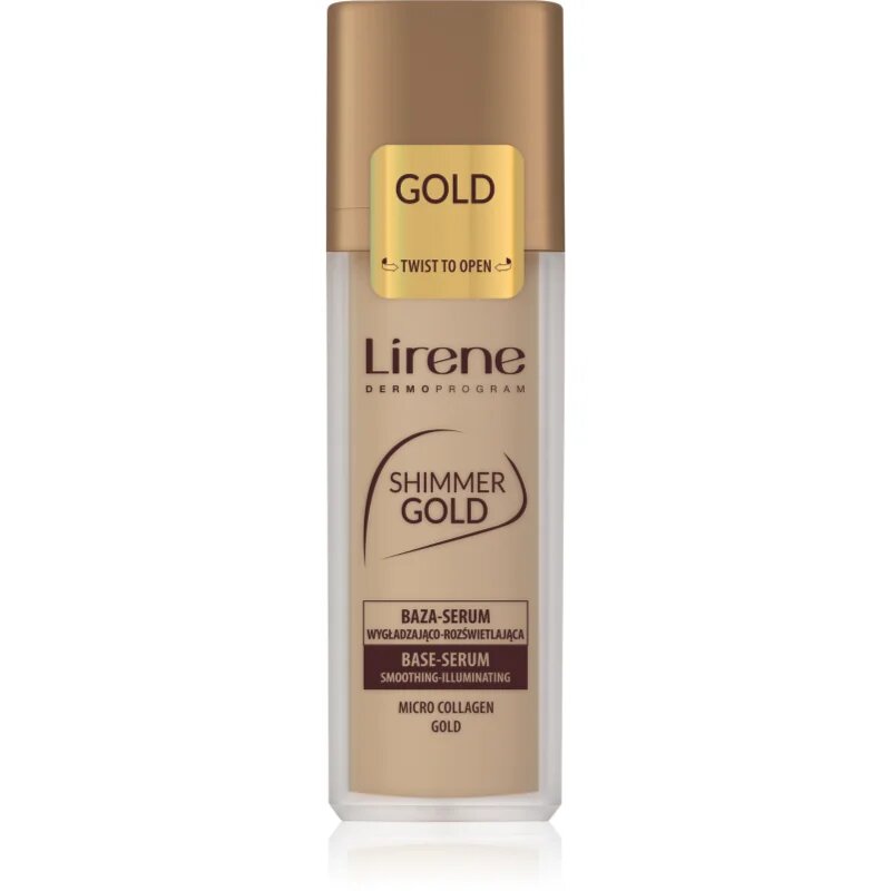 Lirene Base Shimmer Gold posvetlitvena podlaga 30 ml