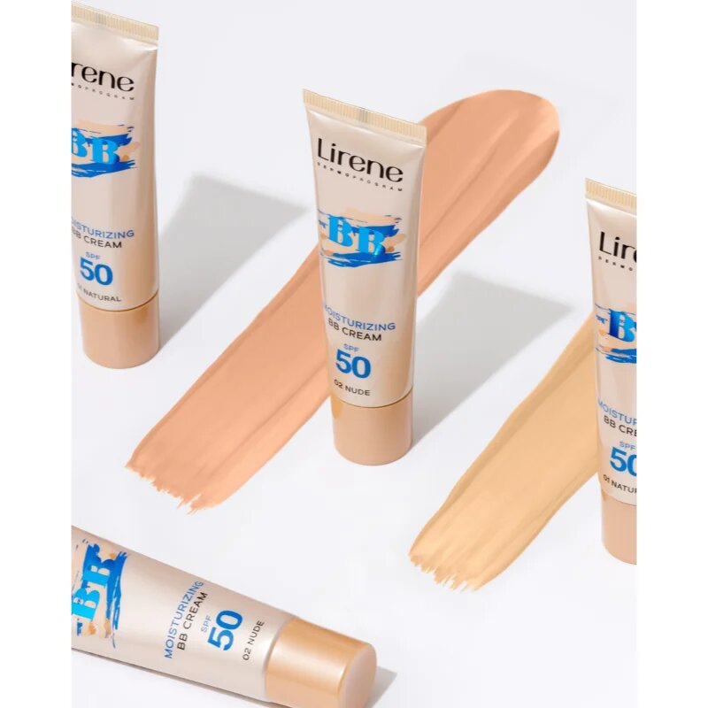 Lirene BB vlažilna BB krema SPF 50 odtenek 01 Natural 30 ml