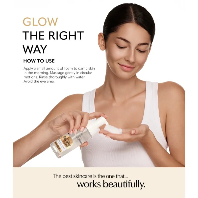 Lirene Derma Pigment Control Brightening Foam posvetlitvena čistilna pena za kožo s hiperpigmentacijo 150 ml