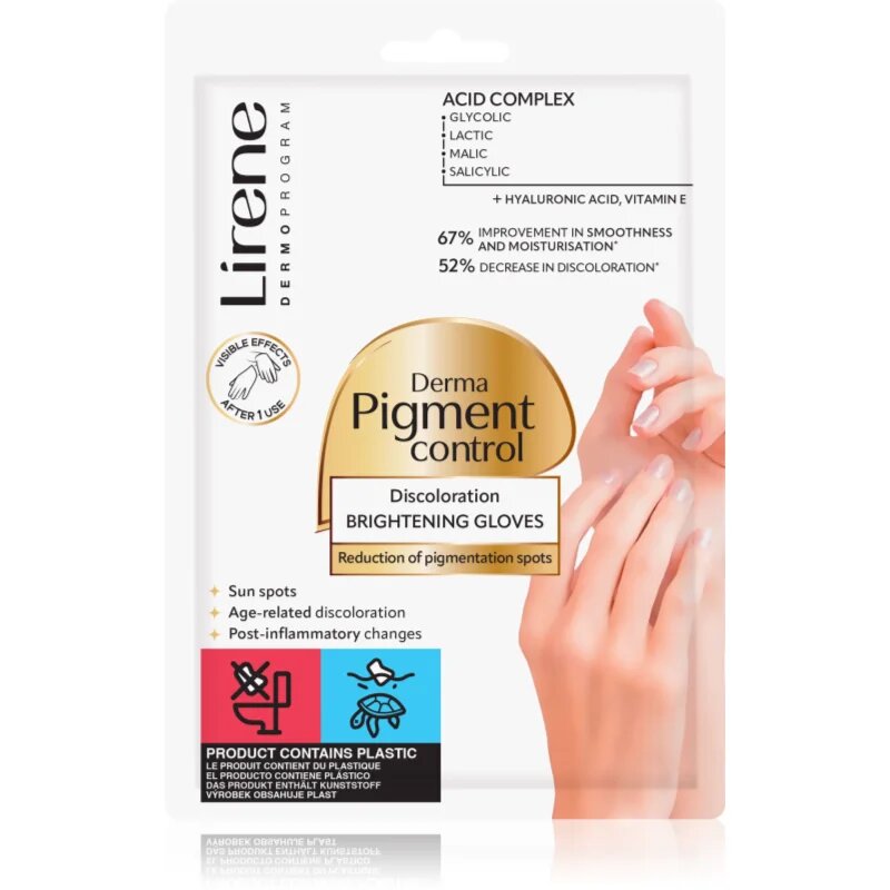 Lirene Derma Pigment Control Brightening Gloves rokavice proti pigmentnim madežem 1 par
