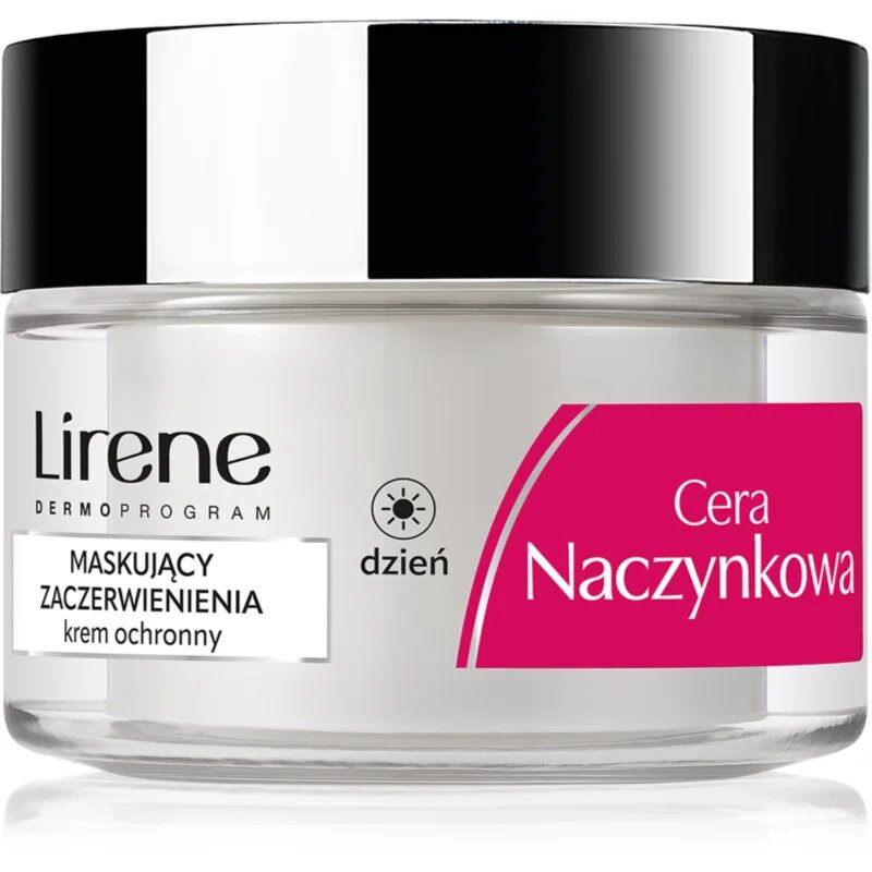 Lirene Face Cream dnevna hranilna krema za poenotenje kože za občutljivo in pordelo kožo 50 ml