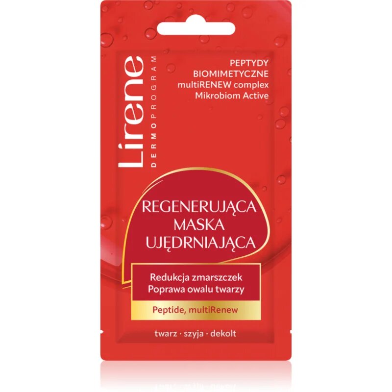 Lirene Face Mask Peptide proRenew regeneracijska maska proti gubam 8 ml