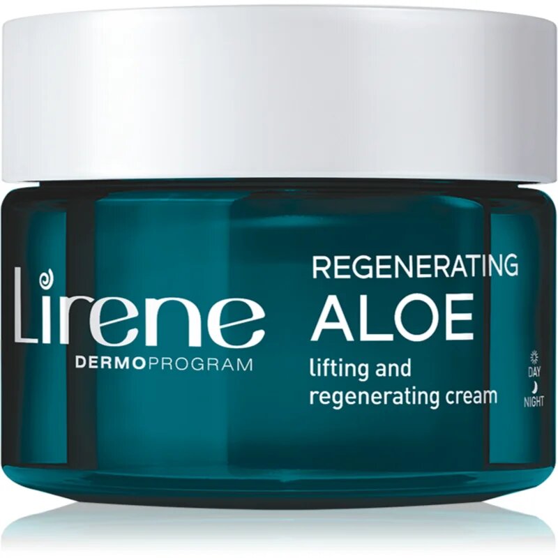 Lirene Hydration & Nourishment Regenerating Aloe regeneracijska lifting krema z aloe vero in karitejevim maslom 50 ml