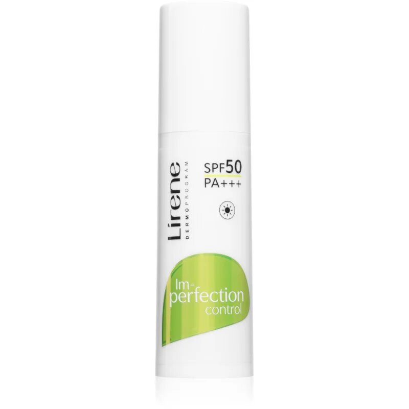 Lirene Imperfection Control Day Cream SPF 50 zaščitna dnevna krema za mastno in mešano kožo SPF 50 40 ml