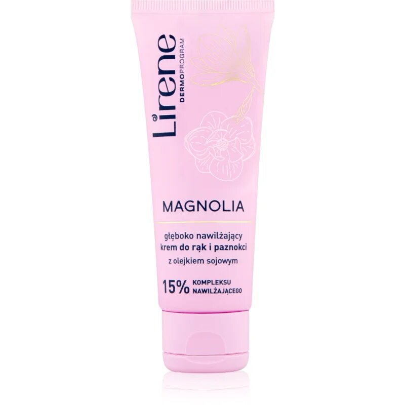 Lirene Magnolia intenzivno vlažilna krema za roke in nohte 75 ml