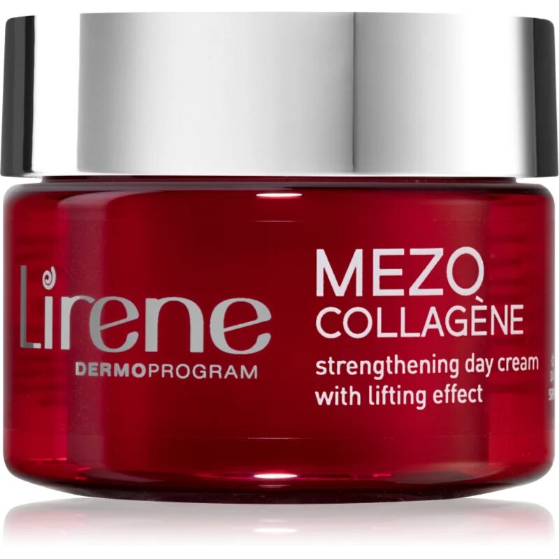 Lirene Mezo Collagène dnevna krema proti gubam za podporo proizvajanju kolagena SPF 10 50 ml