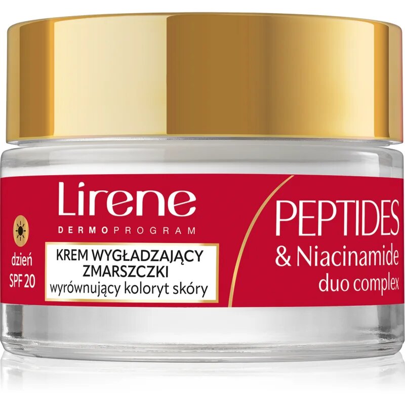 Lirene Peptides & Niacinamide Duo Complex 60+ učvrstitvena dnevna krema proti gubam za zrelo kožo SPF 20 50 ml