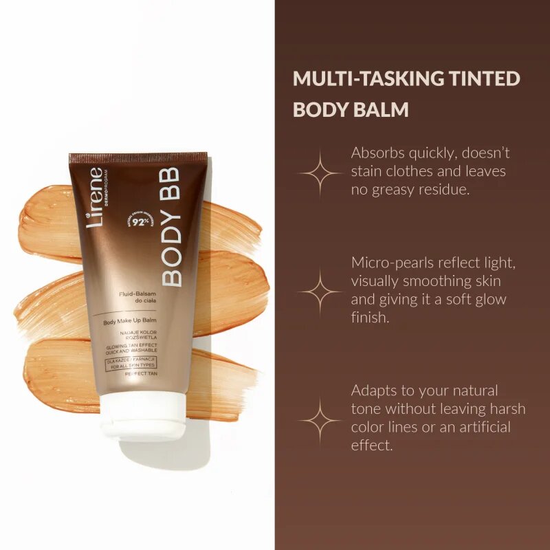 Lirene Perfect Tan balzam za telo za takojšen bronast učinek 175 ml