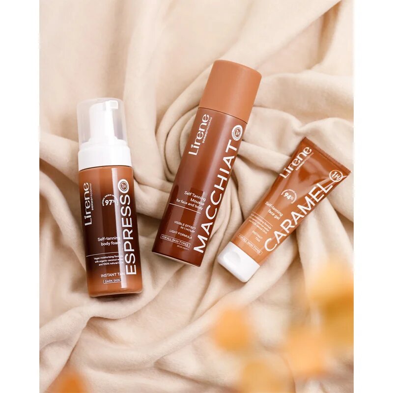 Lirene Perfect Tan samoporjavitvena pena za obraz in telo 150 ml