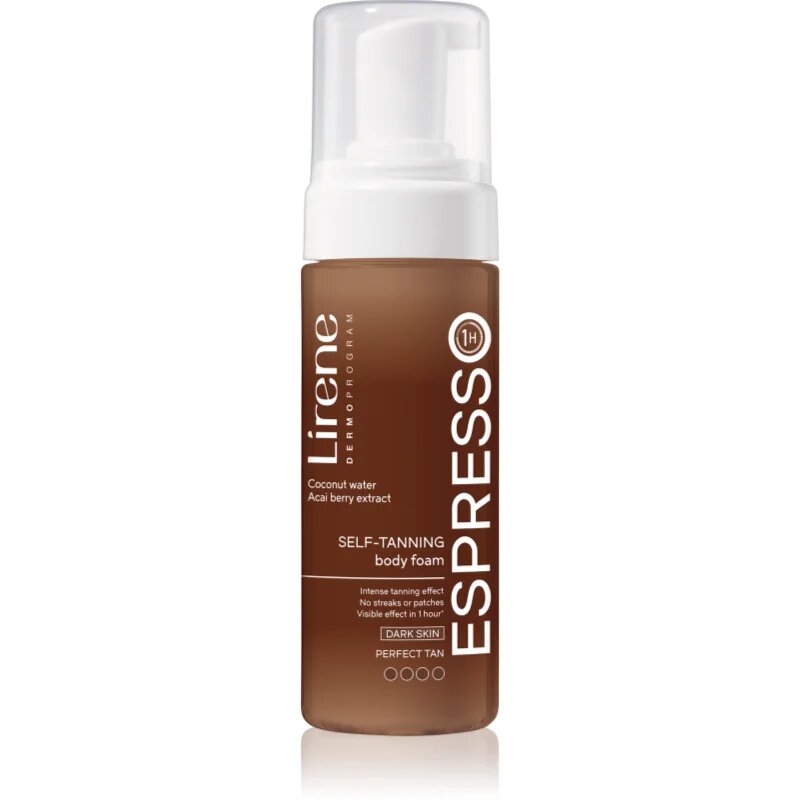 Lirene Perfect Tan samoporjavitvena pena za rjavo kožo za obraz in telo 150 ml