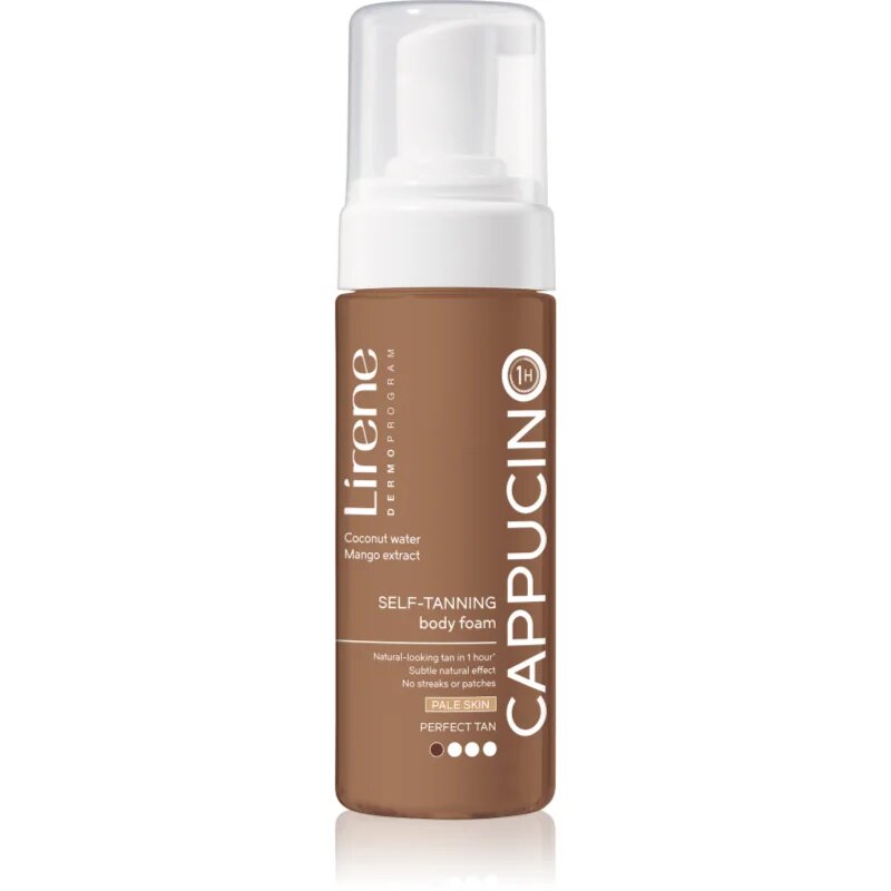 Lirene Perfect Tan samoporjavitvena pena za svetlo kožo 150 ml