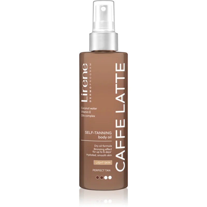Lirene Perfect Tan samoporjavitveno olje za telo Caffe Latte 200 ml