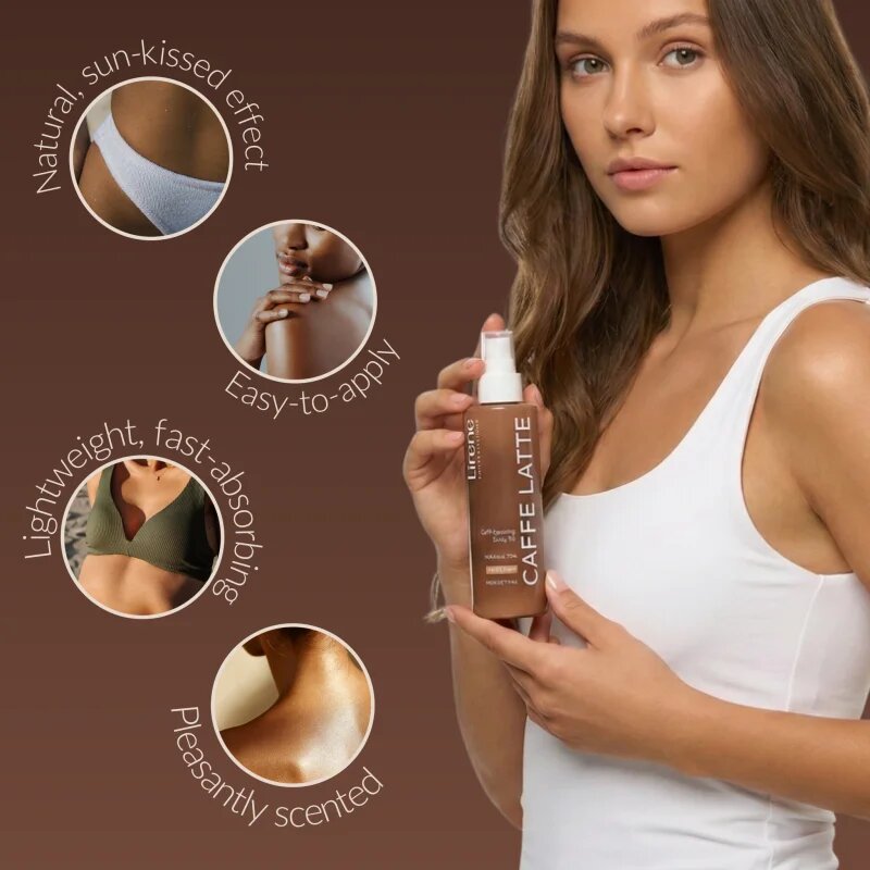 Lirene Perfect Tan samoporjavitveno olje za telo Caffe Latte 200 ml