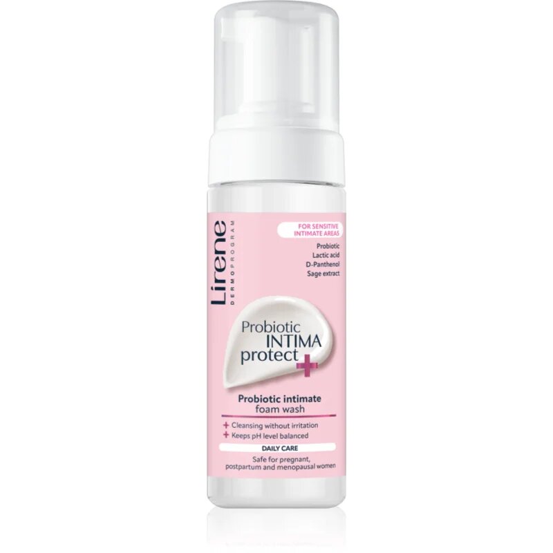 Lirene Probiotic Intima Protect čistilna pena za intimno higieno 150 ml