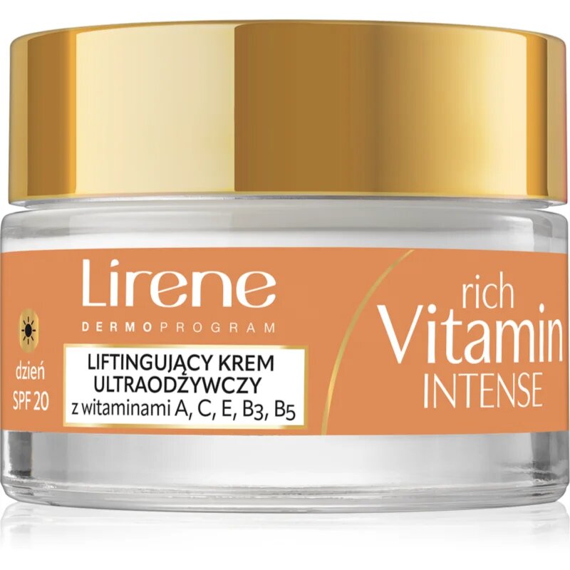 Lirene Rich Vitamin Intense 50+ učvrstitvena in lifting dnevna krema SPF 20 50 ml