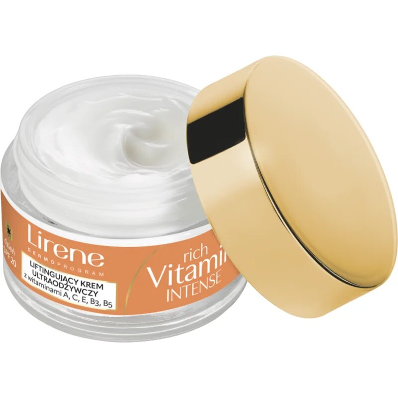 Lirene Rich Vitamin Intense 50+ učvrstitvena in lifting dnevna krema SPF 20 50 ml
