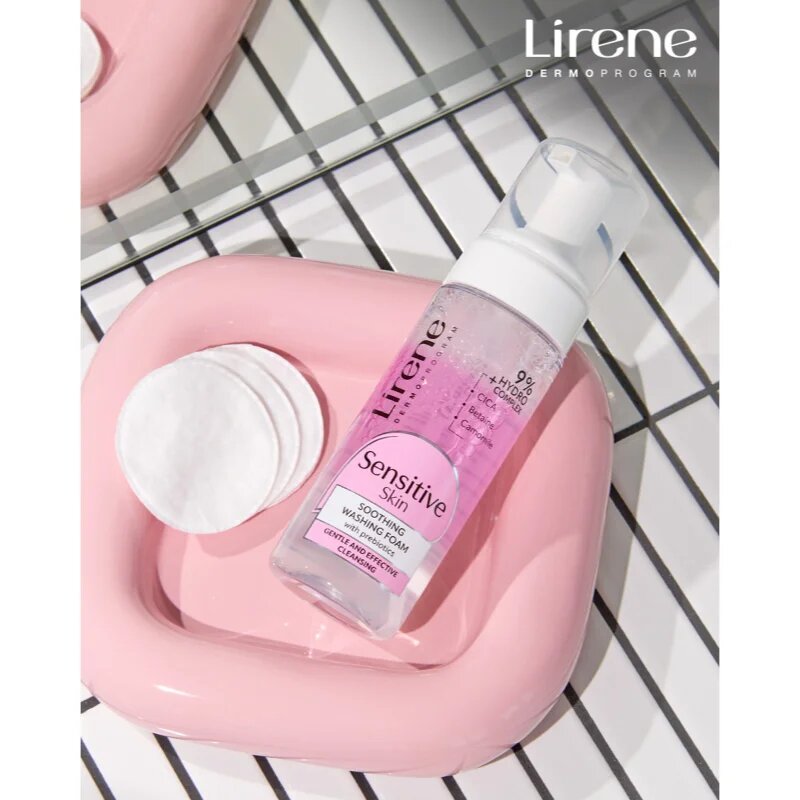 Lirene Sensitive skin pomirjajoča micelarna pena za občutljivo kožo 150 ml